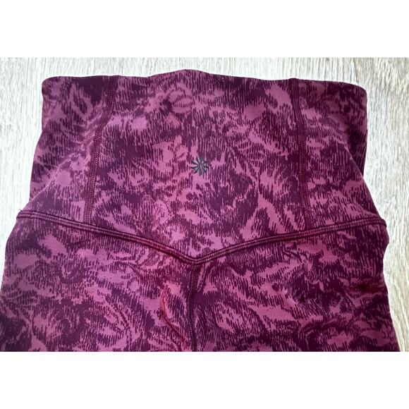 Athleta|Elation Textured Tight|Maroon|NWT|SZ XS - Picture 9 of 10